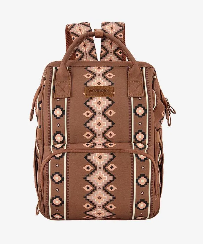 Wrangler Aztec Multi Function Backpack Camel