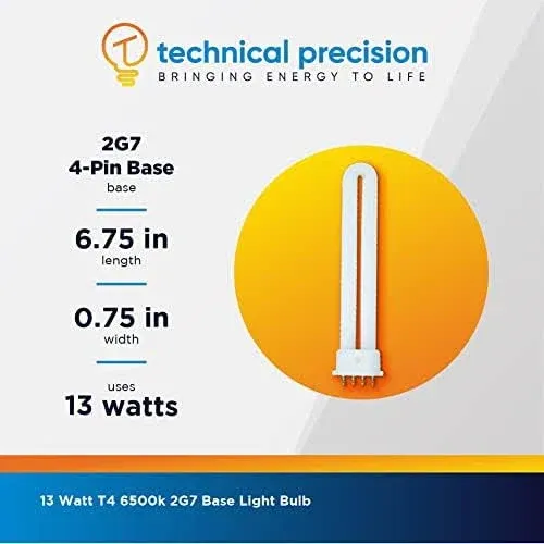 Replacement for Light Bulb / Lamp PL 120v 13W 6400k Replacement Part