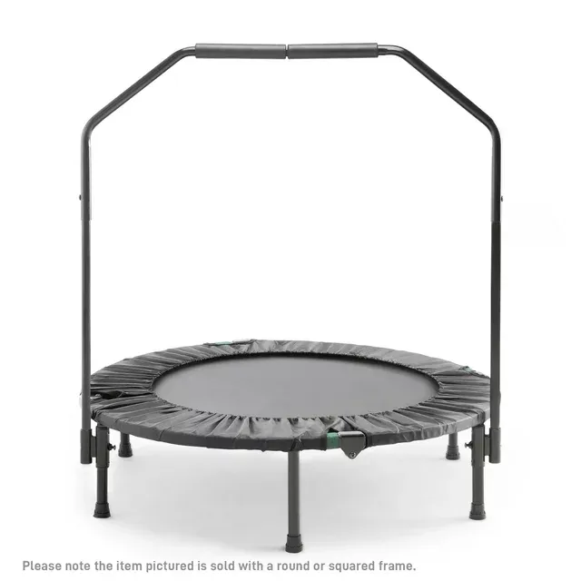 Marcy 40-Inch Trampoline Cardio Trainer, with Handrail, Black, Size: 40 inch