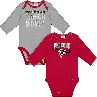 Gerber Unisex Baby NFL Team Long Sleeve Onesie Bodysuit