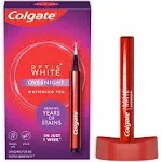 Colgate Optic White Overnight Teeth Whitening Pen, Enamel Safe and Vegan, Teeth Stain Remover to Whiten Teeth, Teeth Whitening for Sensitive Teeth, 35 Nightly Treatments Per Pen, 0.08 Oz,2 Pack