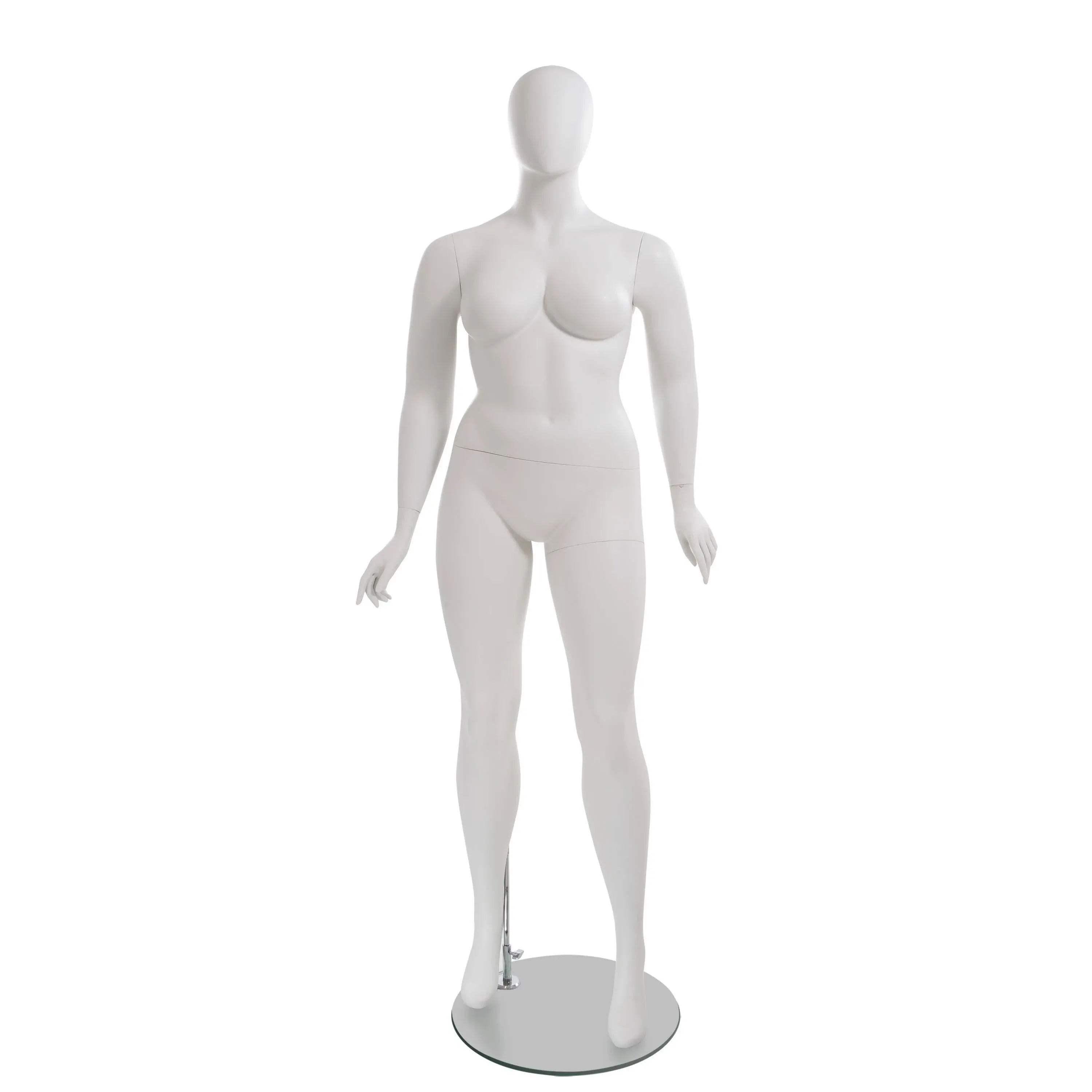 AMBER PLUS SIZE MANNEQUIN POSE 2 - OVAL HEAD