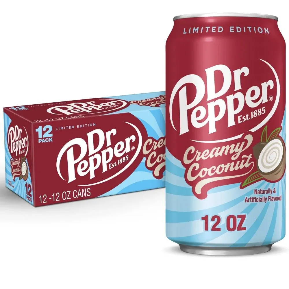 Dr Pepper Creamy Coconut Soda