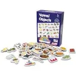 Junior Learning Rainbow Magnetic Vowel Objects 40 Pieces Vowels Kindergarten