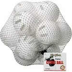 12 Practice Curve Baseballs In Mesh Bag White