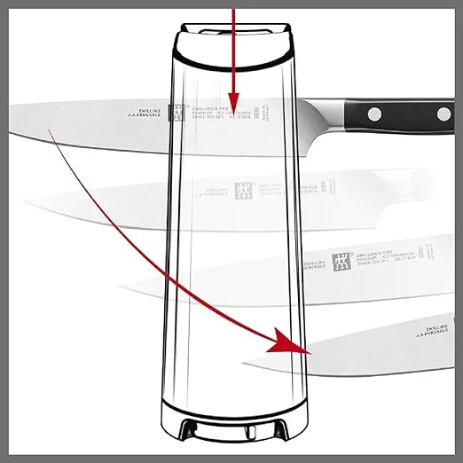 ZWILLING 1001799 V-Edge Knife Sharpener, Black