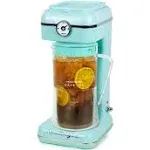 Nostalgia 3-Quart Iced Tea & Coffee Brewing System With Double-Insulated Pitcher, Strength Selector & Infuser Chamber, Also Perfect For Lattes, Lemonade, Flavored Water, Black