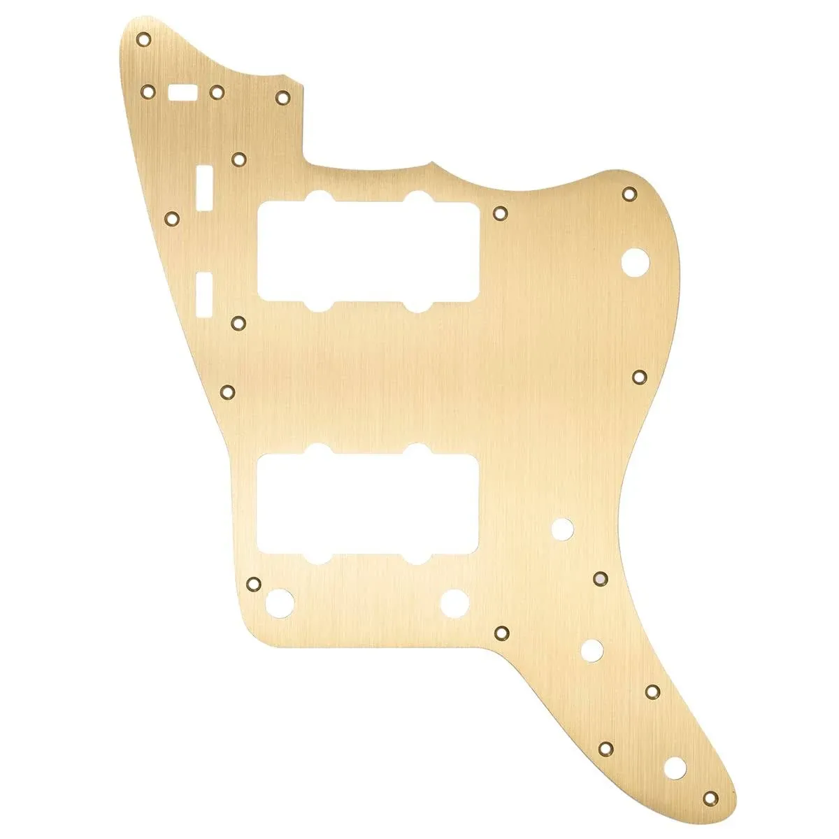 Musiclily Pro 13-Hole Aluminum Vintage 60s Jazzmaster Style Pickguard for Fender American Vintage Reissue Modern Jazzmaster, Original Color