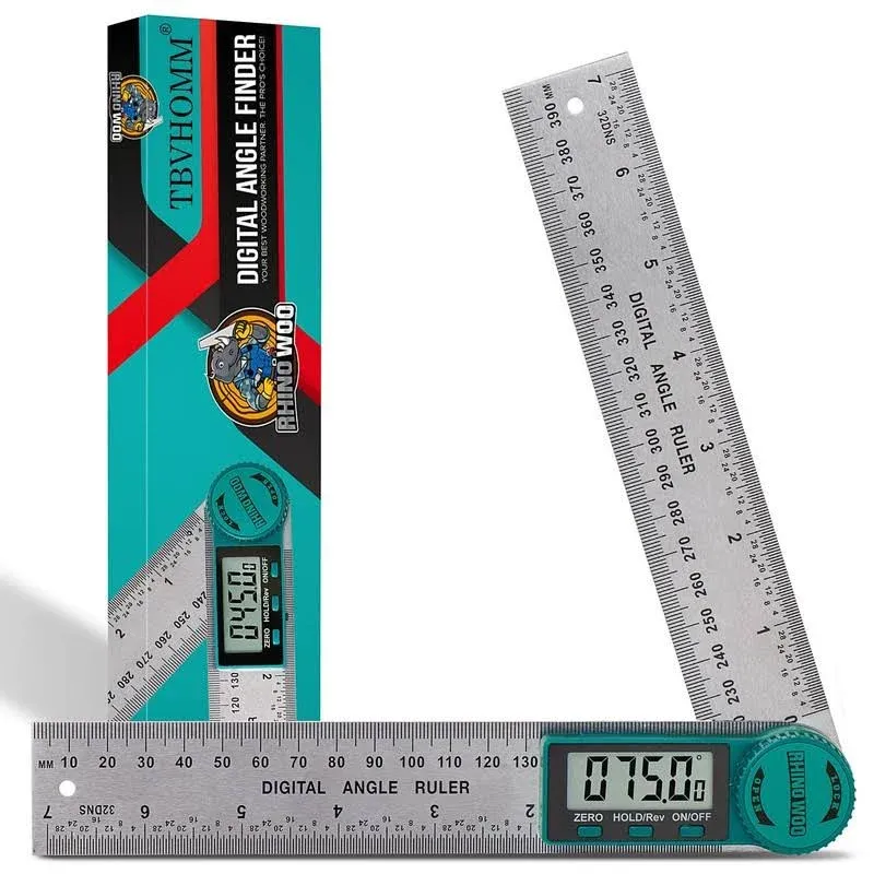 Digital Angle Finder Protractor, Angle Finder Ruler with 7inch/200mm, Angle M...