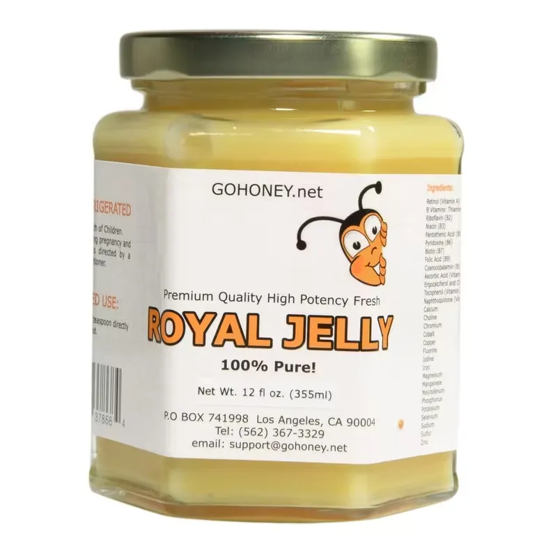 Organic Fresh Royal Jelly All-Natural Nutritional Supplement