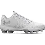 Under Armour Glyde 2 RM Jr. Molded Cleat - White/Metallic Silver