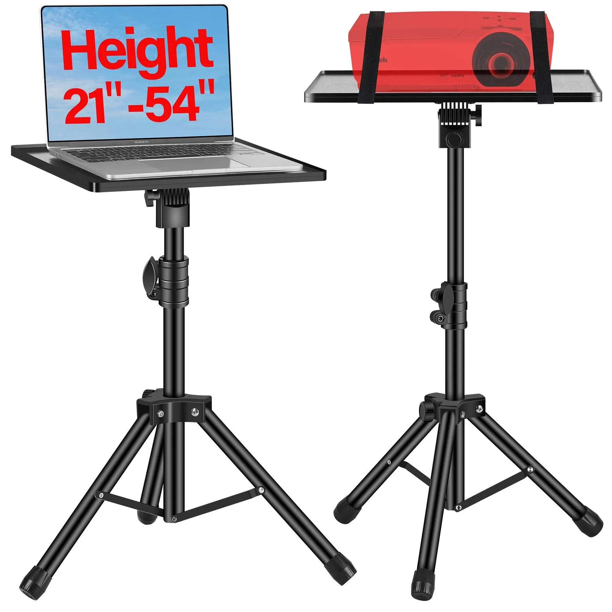  Projector Stand Tripod, Portable Laptop Tripod Stand Height Adjustable from 