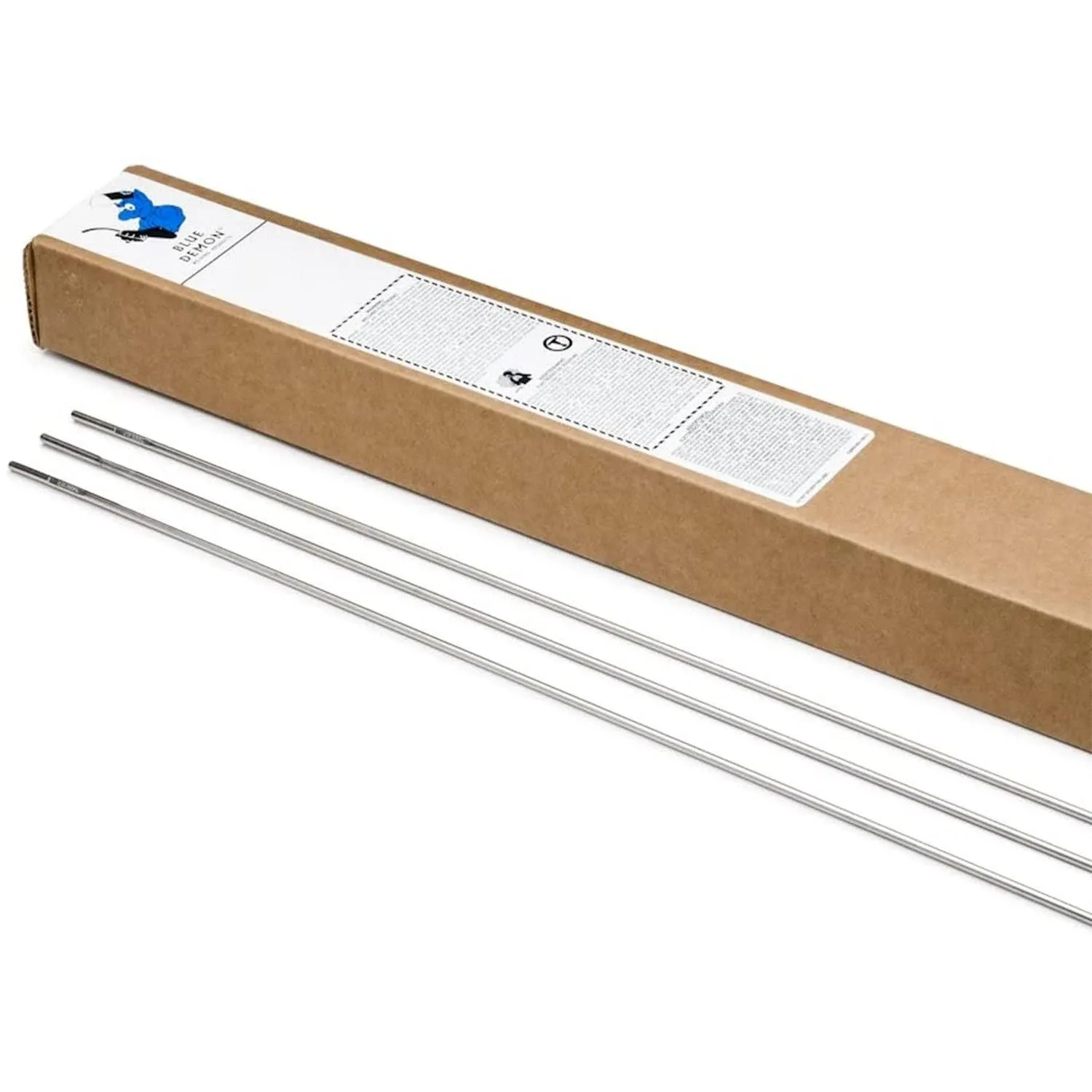 Blue Demon ER308L Stainless Steel TIG Welding Rod - 3/32" x 36" x 10 lb Box