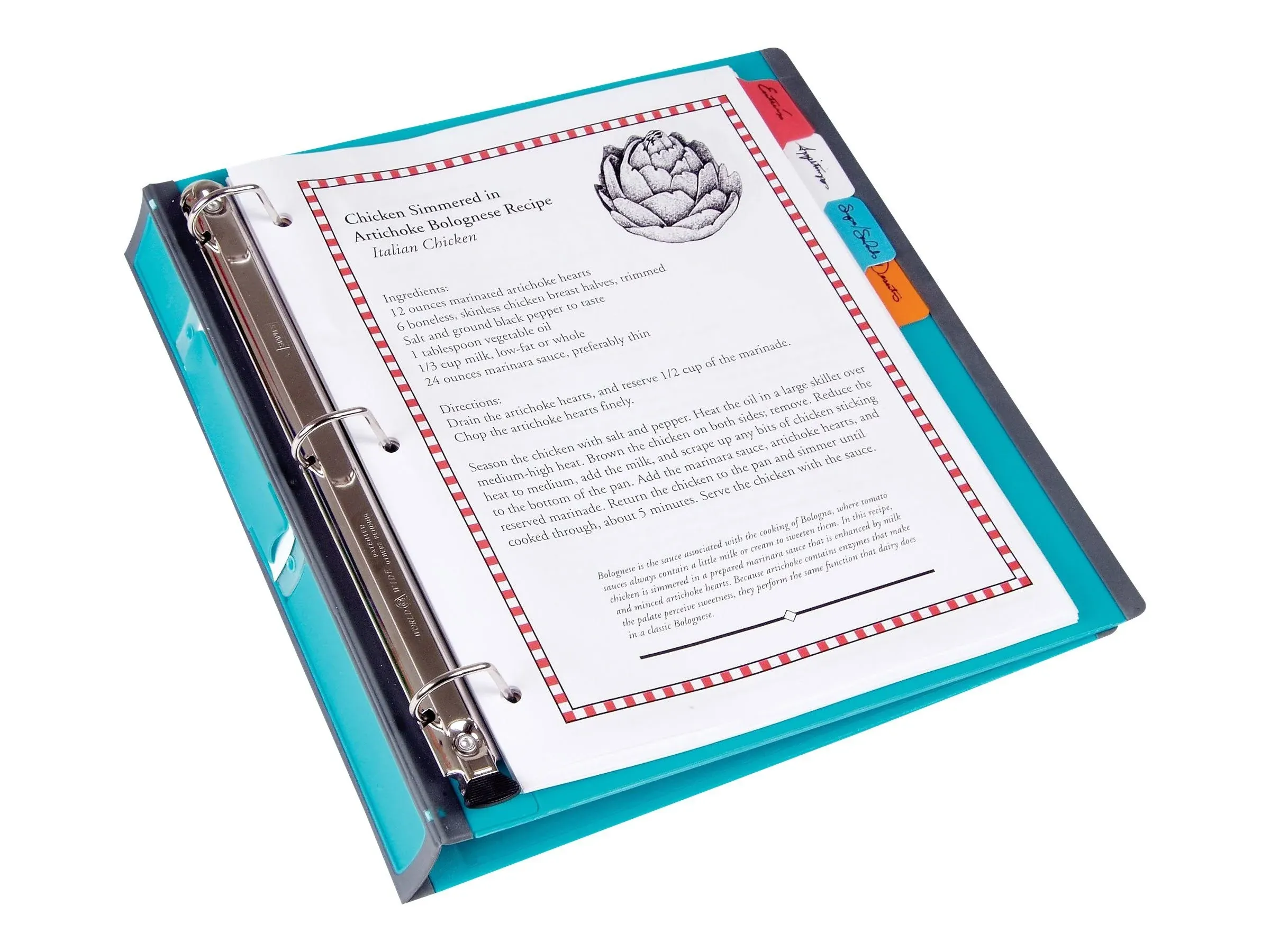 Staples Better 1-Inch D 3-Ring View Binder, Teal (13466-cc)