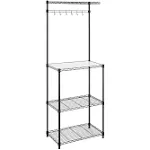 SONGMICS Baker’s Rack, Adjustable Microwave Stand, Kitchen Storage Rac