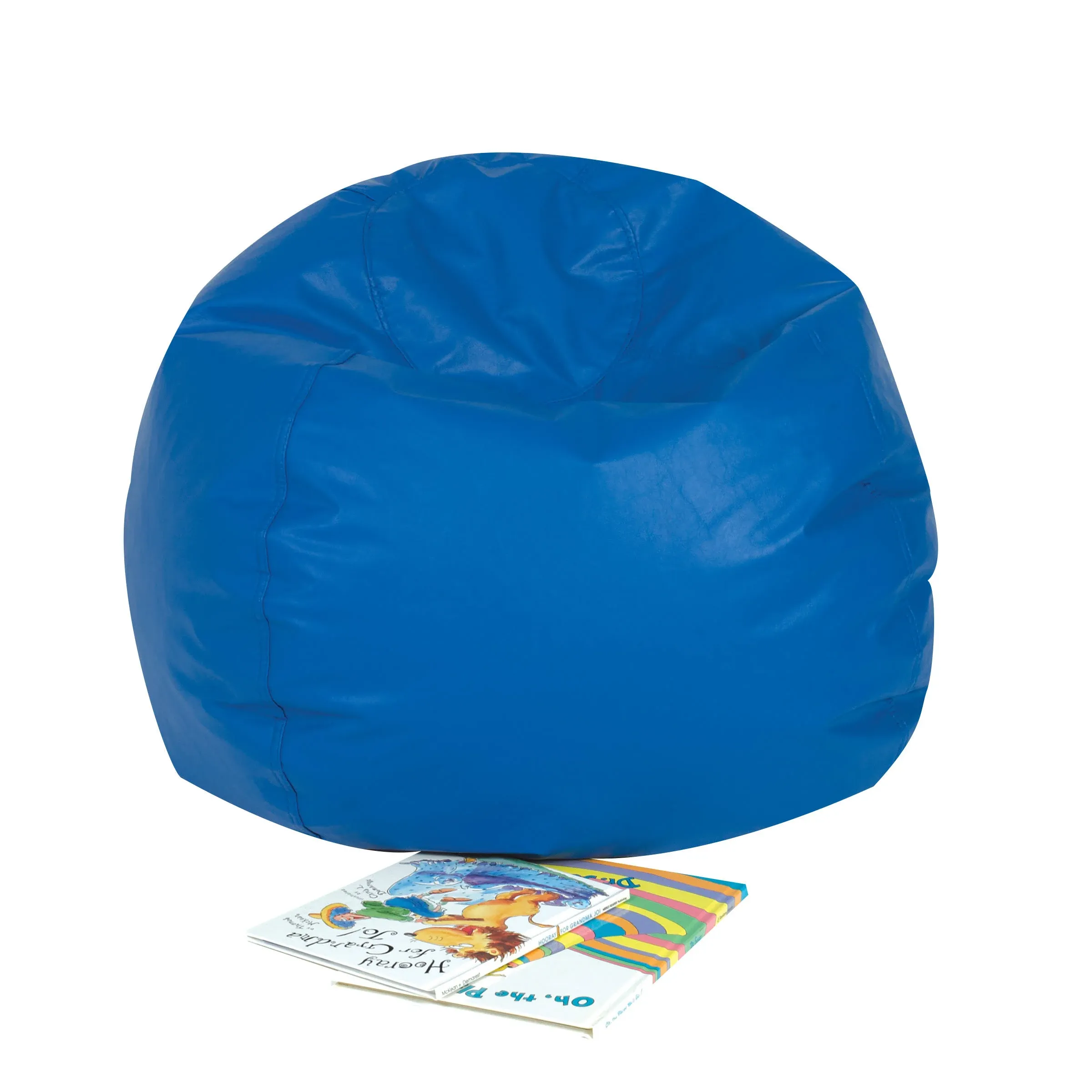 Children S Factory 26" Round Bean Bag - Blue