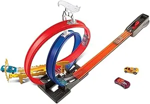 Hot Wheels Energy Track Power Loop 3 Car Set Playset  Racetrack 