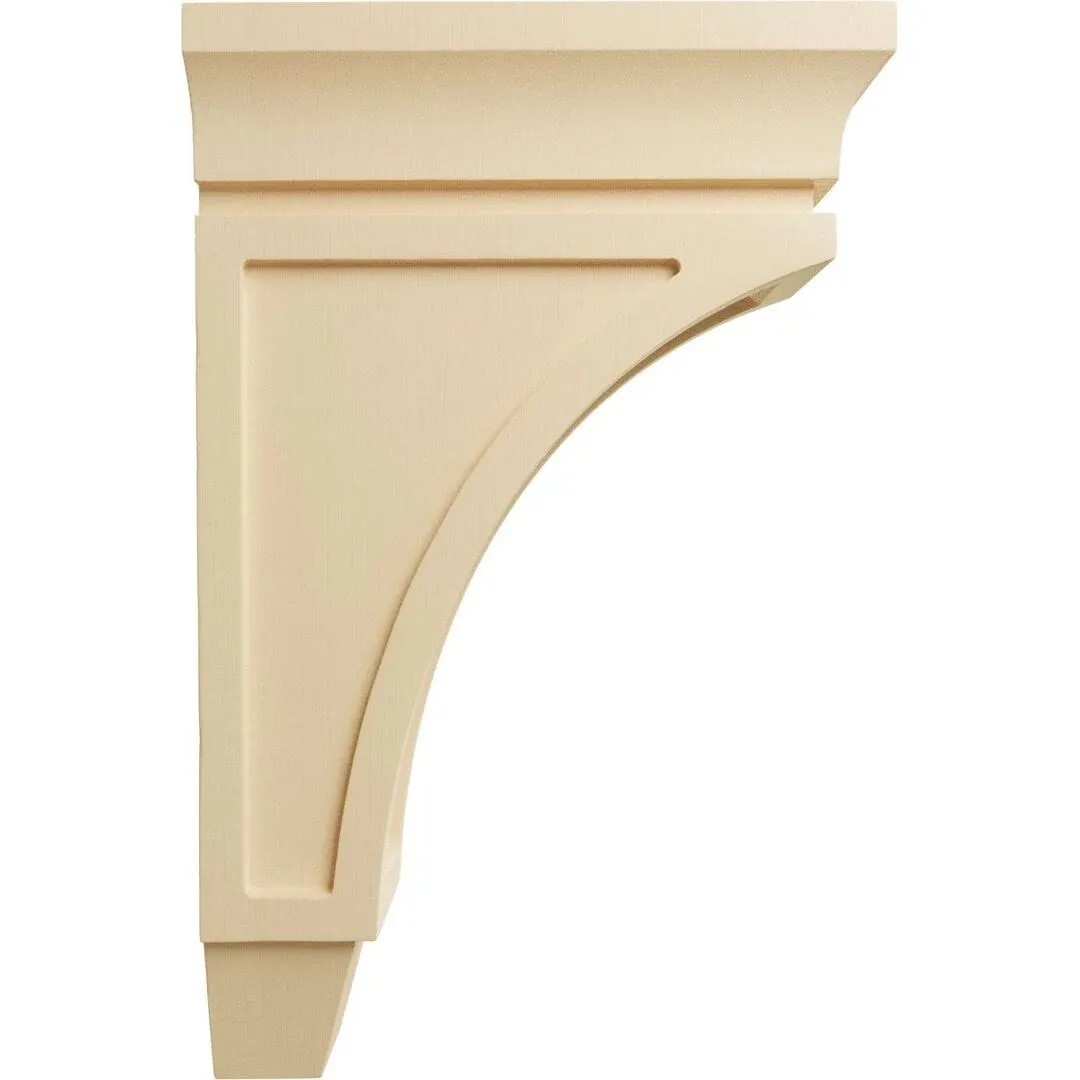 E Kena Millwork Extra Large Lucan Wood Corbel CORW05X10X18LUMA