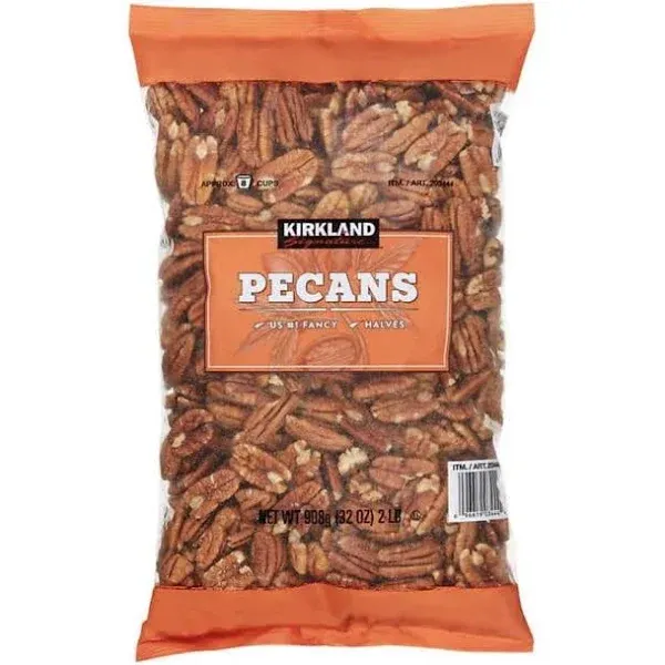 KLS Signature Whole Pecan Halves 2 LB Bulk Saving