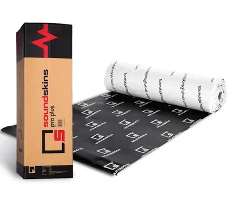 SoundSkins Global | Pro Plus Sound Deadening Kit | SSK-PROPLUS | 3 Layers (Acoustic Foam, Foil, Rubber Butyl), 64.5 sq ft