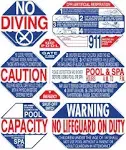 TGPS1001 California Pool and Spa 8-Way Safety Sign