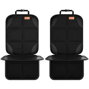 Smart Elf Car Seat Protector, 2Pack Seat Protector Protect Child SEATS with Thic