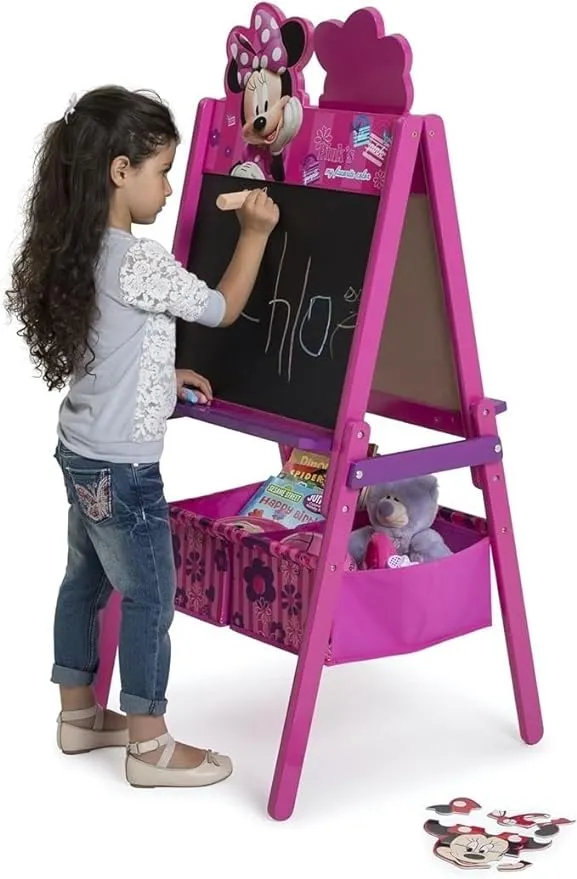 Delta Children Disney Minnie Mouse Double-Sided Activity Easel