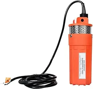 ECO-WORTHY 12V DC Submersible Well Water Pump with 10ft Cable, Water Flow 1.6GPM, Max Lift 230ft/70m, 96W Deep Well Pump for Irrigation, farm, ranch, home