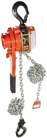 cm Series 653 Lever Chain Hoist, 3/4 Ton Capacity, 10' Lift