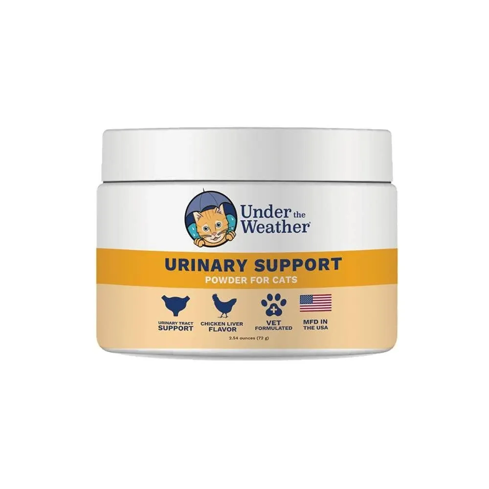 Under The Weather Pet | Urinary Tract Support Powder for Cats | Vet Formulated Natural Supplements for Cats and Kittens