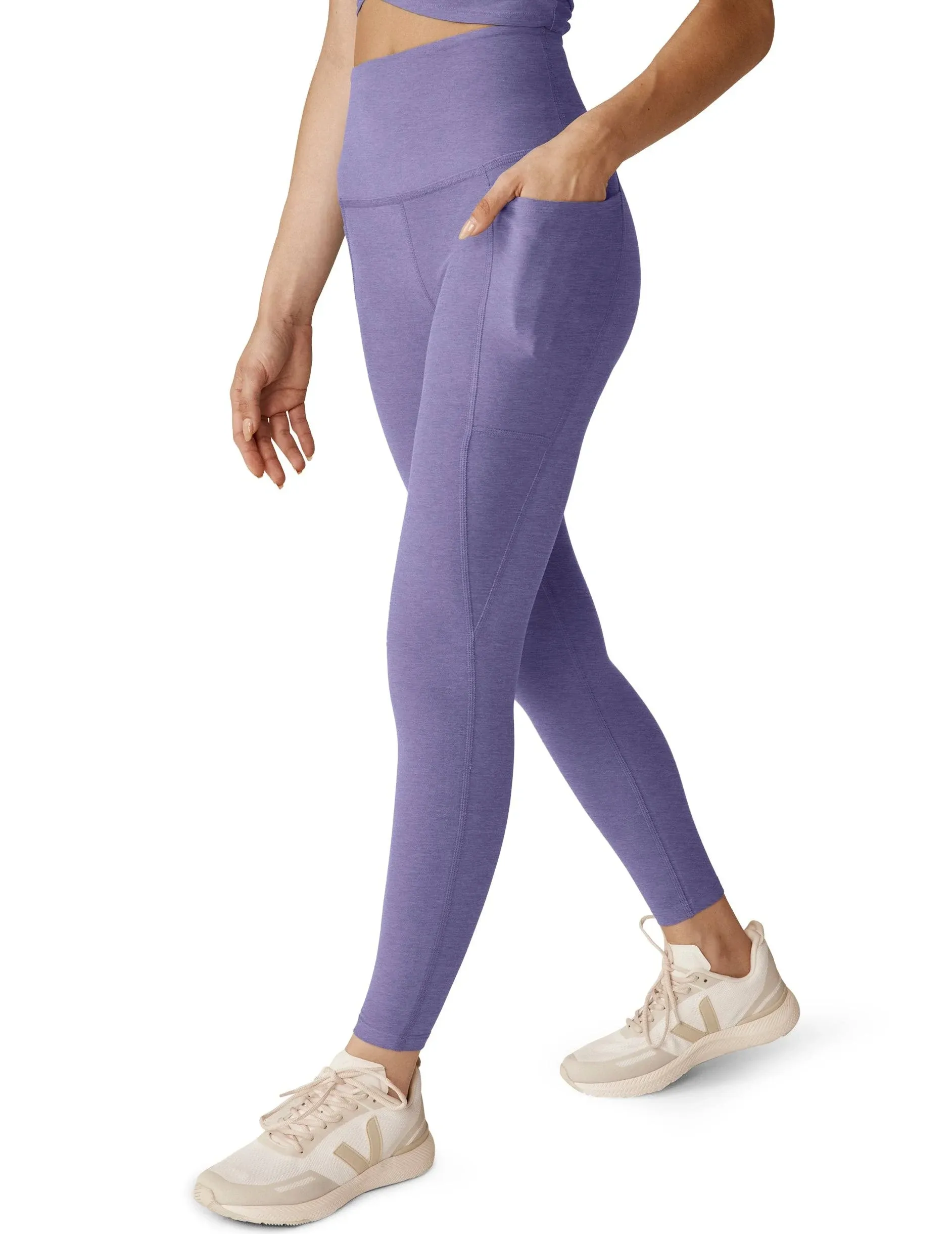 Beyond Yoga Women's Spacedye Out of Pocket High Waisted Midi Legging