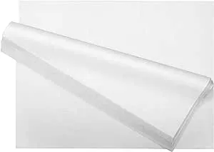 120 Sheets White Tissue Paper Bulk - 20" x 30" Packing Paper Sheets for Moving - 10lb Wrapping Paper - Newsprint Paper for Packing, Gift Wrapping, Moving Supplies & Protecting Items Crown Display