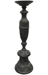 Rome B32 28 in. Cast Aluminum Pedestal Antique Lead