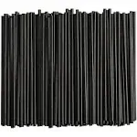 Comfy Package [250 Pack] Colored Straws, 7.75" High Disposable Plastic Drinking Straws - Assorted Colors