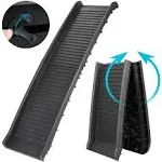 62-Inch Folding Dog Ramp 150LBS Non-Slip Pet Car Ramp for Truck SUV Doorstep Por