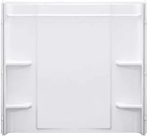 STERLING 71374100-0 Ensemble 60-Inch x 30-Inch Vikrell 3-Piece Shower Wall, White