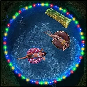 Pool Lights for Above Ground Pools39Ft Waterproof LED Strip Light with Remote...