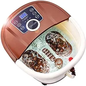 Ovitus Foot Spa Bath Massager with Heat , 16 Pedicure Spa Motorized Shiatsu Roller