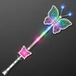 FlashingBlinkyLights Light Up Pretty Butterfly Wand