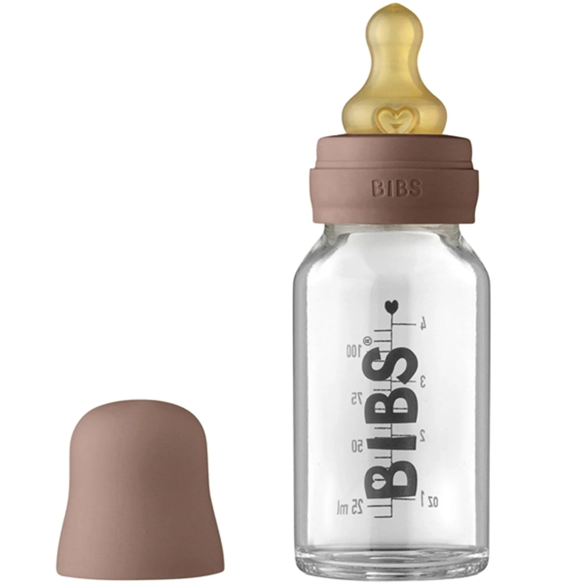 Bibs Baby Glass Bottle Complete Set Baby Blue 110 ml