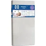 Sealy Butterfly 2-Stage Cotton Crib and Toddler Mattress