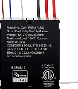 ENERWAVE Z-Wave Plus Dual Relay Module