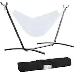 9Ft Hammock Stand Portable Heavy Duty 2 Person Steel Stand Only for Outdoor Pati