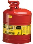 5 Gallon Steel Safety Can for Flammables Type I Flame Arrester - Red