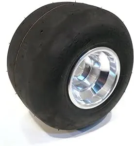 The ROP Shop | Tubeless Racing Slick Tire 11x6.00-5 with Aluminum Wheel/Rim for Race Go Kart