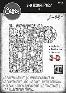 Tim Holtz Sizzix 3-D Texture Fades Embossing Folder