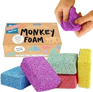 Monkey Foam - 5 Giant Blocks in 5 Great Colours - Perfect for Creative Play