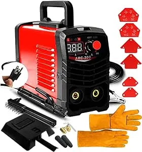 Welding Machine, MMA 300A 110V Welder Machine,Portable Stick Welder IGBT Inverter Digital Display LCD,Home DIY Arc Welder,Start Arc Force Anti-stick Mini Welder