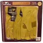 Wells Lamont Premium Leather Work Gloves 3 Pair Pack X-Large