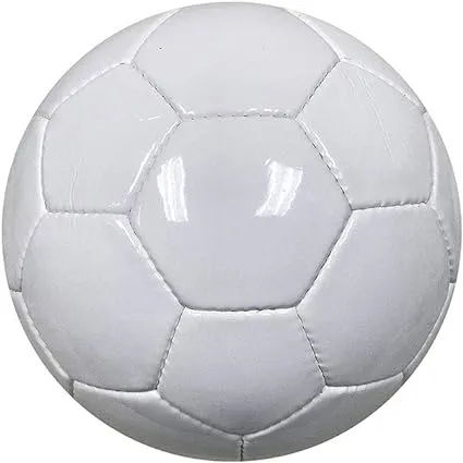 BESTSOCCERBUYS.COM All White Plain Soccer Balls